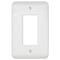Amerelle Amerelle Capri Paintable Textured White 1 gang Stamped Steel Decorator Wall Plate 1 pk 635RW - alternate 1
